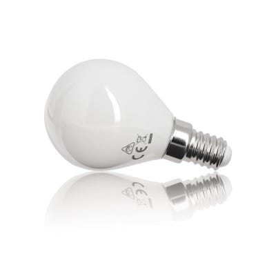 Ampoule Filament LED Opaque, culot E14, 250 Lumens, conso. 4W (eq. 25W), 4000K, Blanc neutre 4