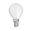 Ampoule Filament LED Opaque, culot E14, 250 Lumens, conso. 4W (eq. 25W), 4000K, Blanc neutre