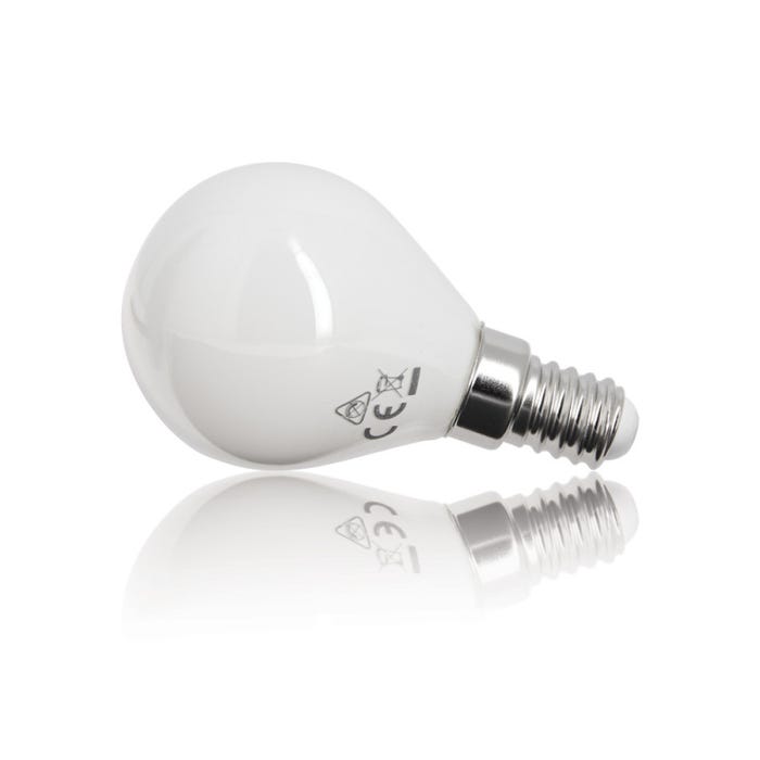 Xanlite - Ampoule Filament LED Opaque, culot E14, 250 Lumens, conso. 4W (eq. 25W), 4000K, Blanc neutre - RFV250POCW 4