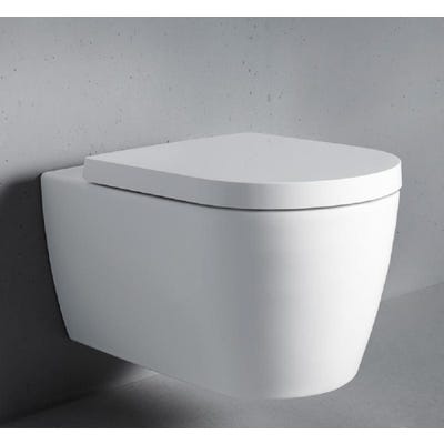 Pack WC suspendu Compact Rimless 370 x 480 mm blanc 45300900A1 Duravit 0