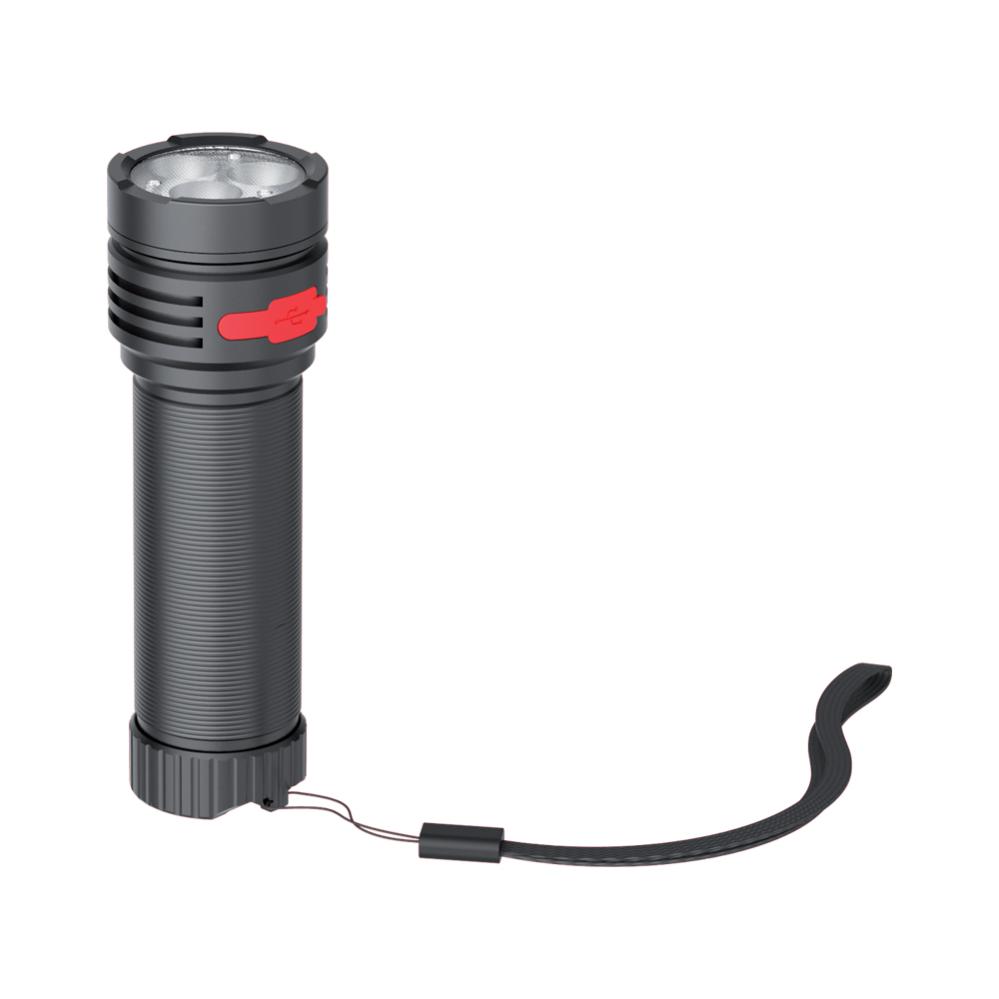 Torche LED rechargeable USB-C, ou piles, 2500 lumens