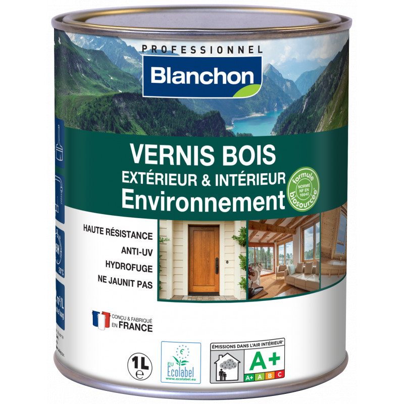 Vernis bois Intérieur/Extérieur environnement Biosourcé