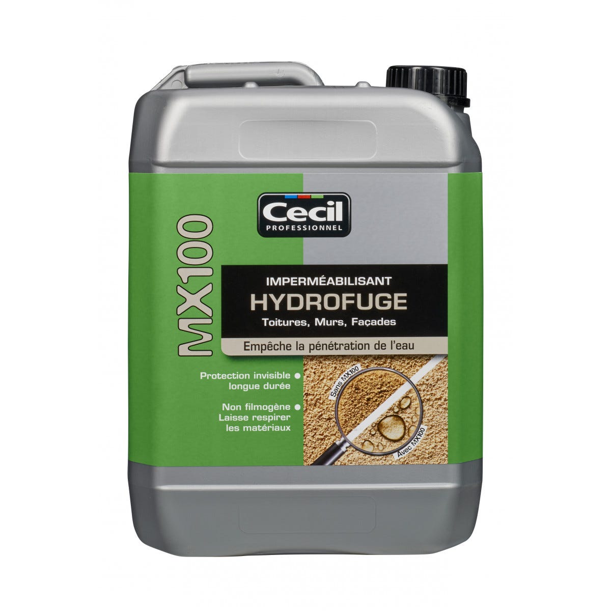 Imperméabilisant hydrofuge MX100 Incolore | 5 L 0