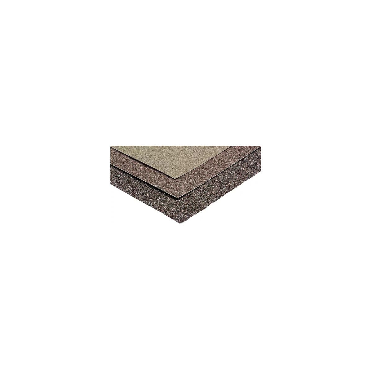 3 feuilles papier 'corindon' - grain fin 120