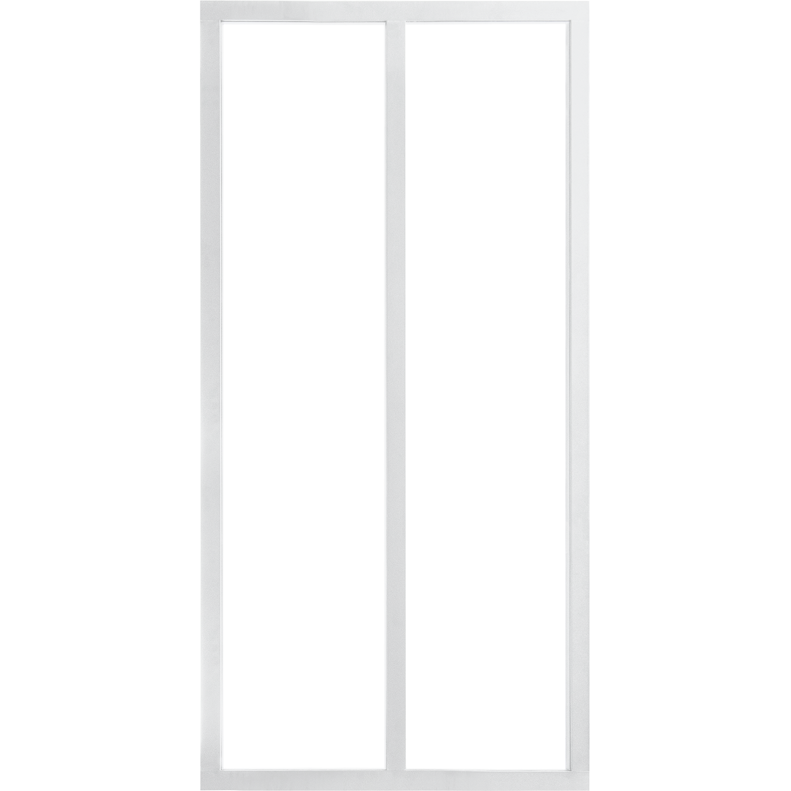 Verrière intérieure KIT ATELIER Blanc H 130cm 2 vitrages clair inclus 1