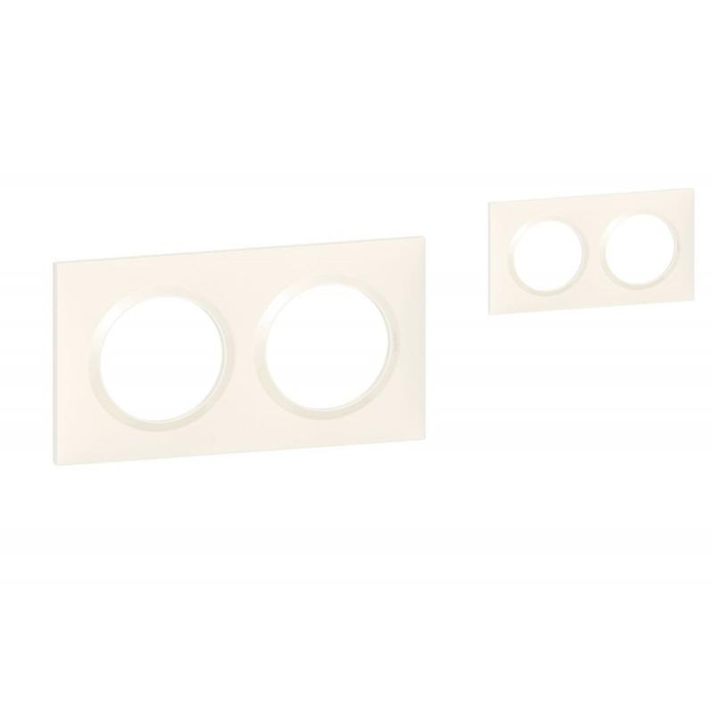 Legrand - 600802 - PLAQUE 2P DOOXIE BLANC x2