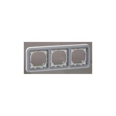 Support plaque 3 postes horizontaux Plexo composable IP55 - Legrand 4