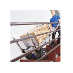 Diable/gerbeur monte-escaliers électrique 170kg alu avec bras rotatif SME170 Stockman 2