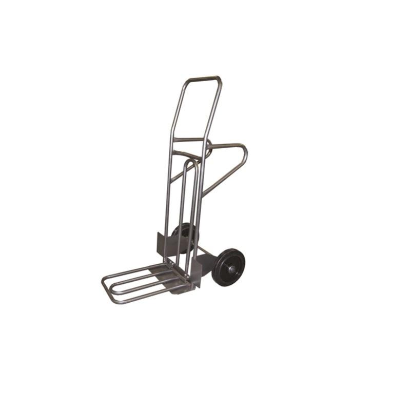 Diable acier polyvalent 250kg roues en caoutchouc noir silencieux HT250/P-RSN Stockman