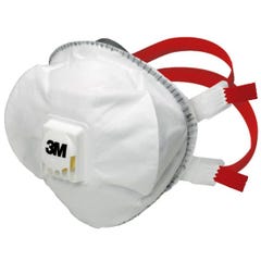 Boîte de 5 masques respiratoires coques jetables série 8835+ FFP3 RD avec soupape - 3M - 7100081542 0