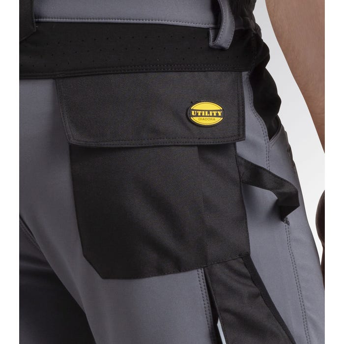 Pantalon de travail Stretch carbon performance DIADORA Gris S 2