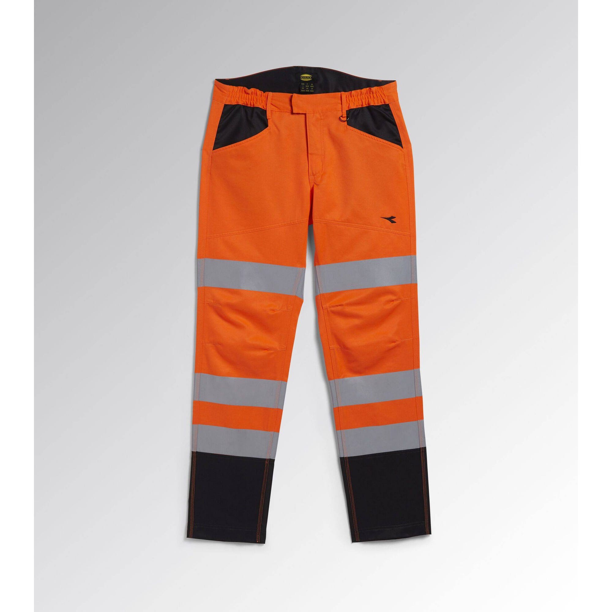 Pantalon de travail haute visibilité Diadora EN 20471:2013 2 Orange Fluo L 7