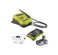Pack RYOBI Mini-outil multifonction 18V OnePlus R18RT-0 - 1 Batterie 3.0Ah High Energy - 1 Chargeur ultra rapide