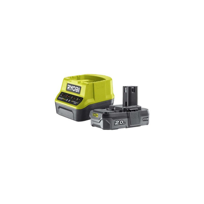 Pack RYOBI Agrafeuse 18V - R18ST50-0 - 1 batterie 2.0Ah - 1 chargeur rapide 2