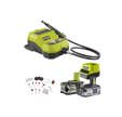 Pack RYOBI Mini-outil multifonction 18V OnePlus R18RT-0 - 1 Batterie 3.0Ah High Energy - 1 Batterie 5.0Ah - Chargeur rapide
