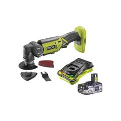 Pack RYOBI Multitool 18V OnePlus R18MT-0 - 1 Batterie 3.0Ah High Energy - 1 Chargeur ultra rapide 0