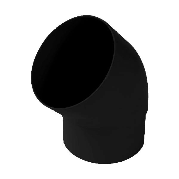 NICOLL Coude esthétique (intérieur tube) mf 45° Ø100 noir 0