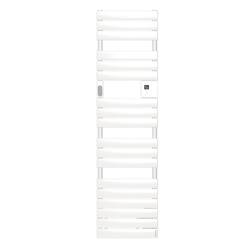 Sècheserviette électrique Adelis digital étroit blanc 750W
