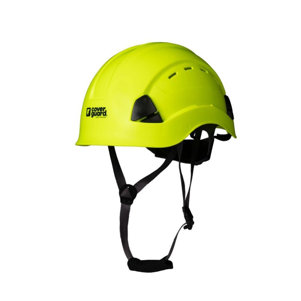 Casque de travail en hauteur coque abs et jugulaire 3 points Coverguard ALTAI WIND Jaune Unique