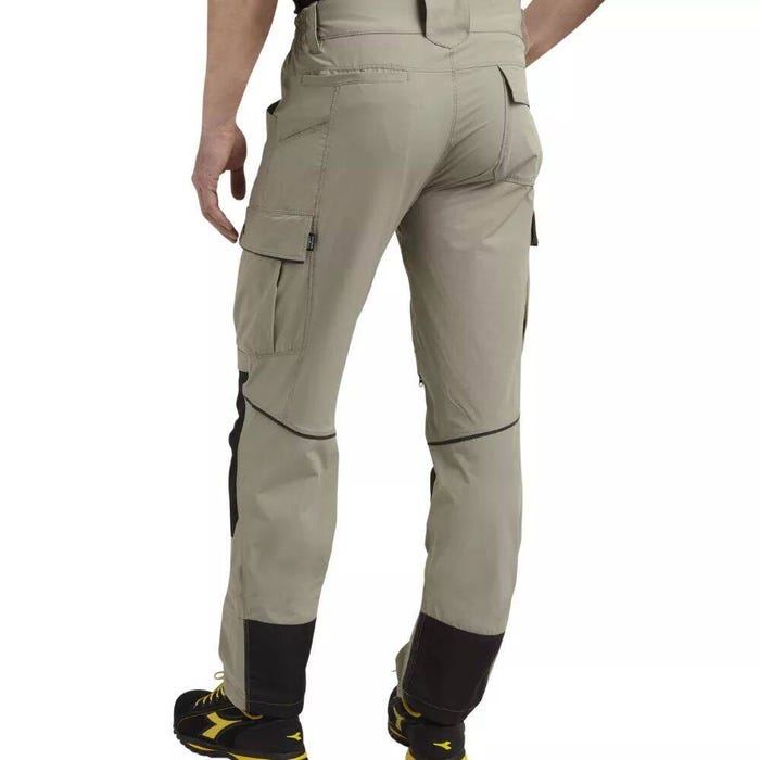 Pantalon de travail avec poches genouillères TECH PERFORMANCE Diadora Beige XXL 1