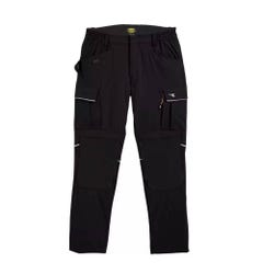 Pantalon de travail avec poches genouillères TECH PERFORMANCE Diadora Noir XS 0