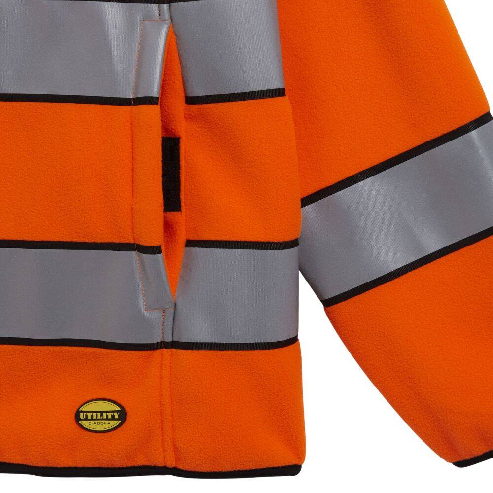 Sweat-shirt de travail haute visibilité PILE Diadora 20471:2013 3 Orange Fluo 3XL 1