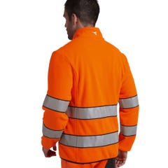 Sweat-shirt de travail haute visibilité PILE Diadora 20471:2013 3 Orange Fluo 3XL 4