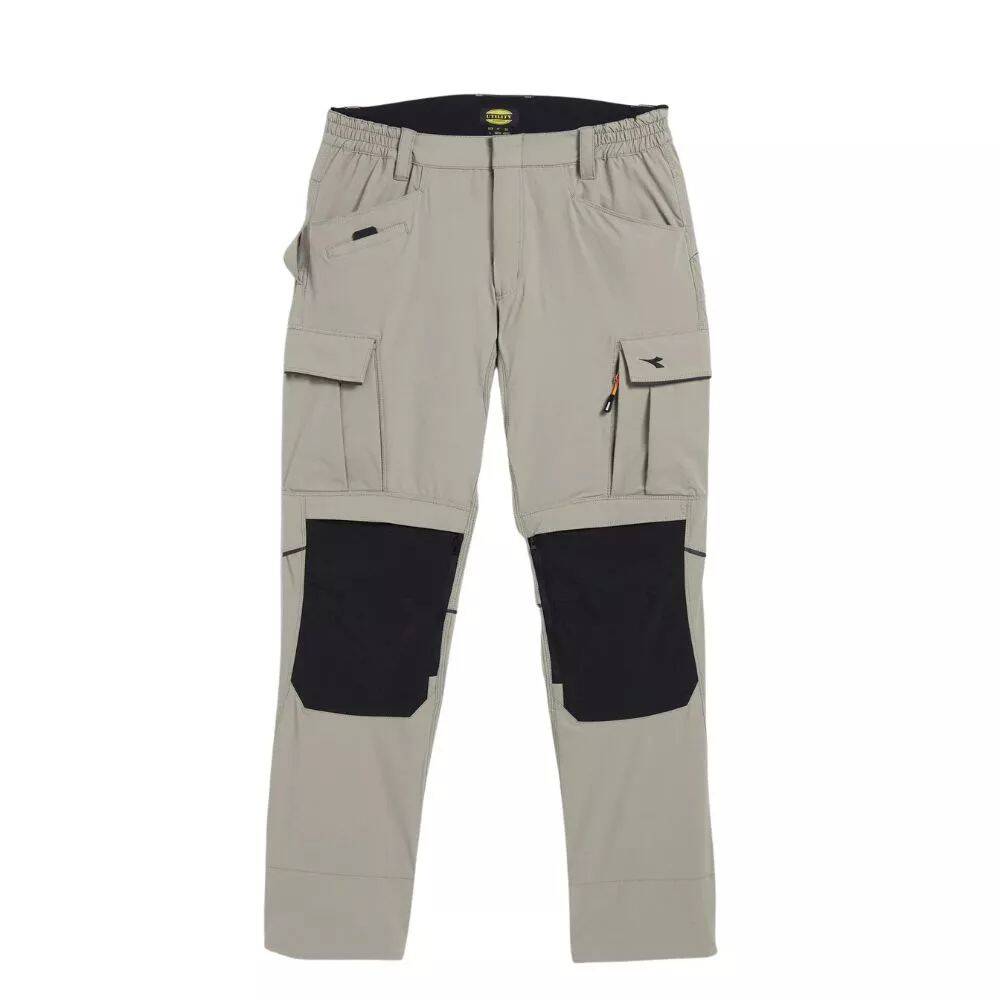 Pantalon de travail avec poches genouillères TECH PERFORMANCE Diadora Beige S 0