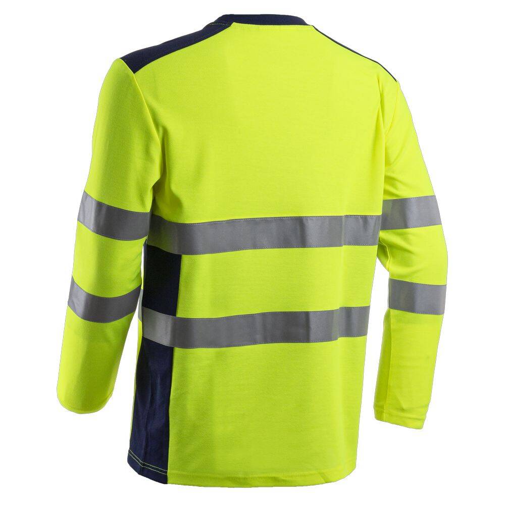 T-shirt de travail haute visibilité HV anti-UV Coverguard RIKKA Jaune Fluo 3XL 1