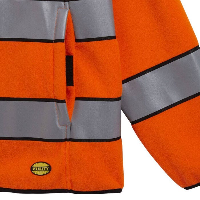 Sweat-shirt de travail haute visibilité PILE Diadora 20471:2013 3 Orange Fluo XL 1