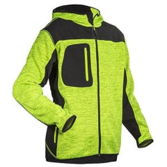 Veste softshell tricot Coverguard Bora Sweater Jaune / Noir XL