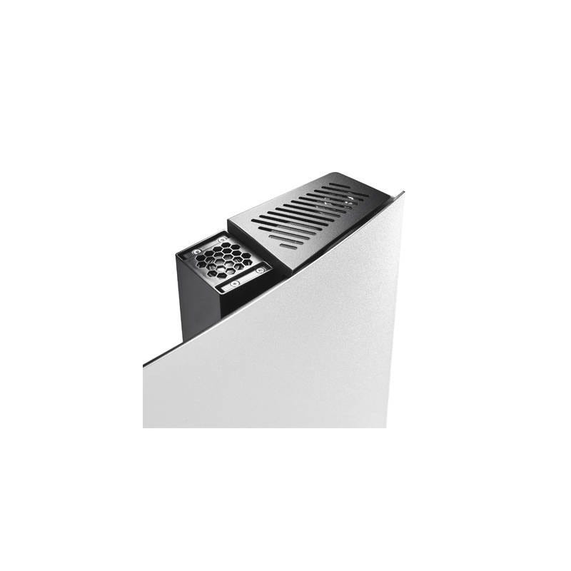 Radiateur sèche-serviettes électrique connecté SERENIS PREMIUM mât à gauche 1000+750W blanc carat - ATLANTIC - 850435 2