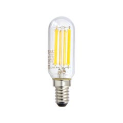 Ampoule à filament LED T26, culot E14, conso. 6,5W, Blanc chaud, Spéciale hotte et frigo 0