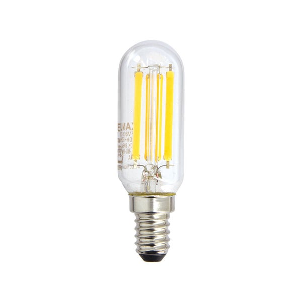 Ampoule à filament LED T26, culot E14, conso. 6,5W, Blanc chaud, Spéciale hotte et frigo 0