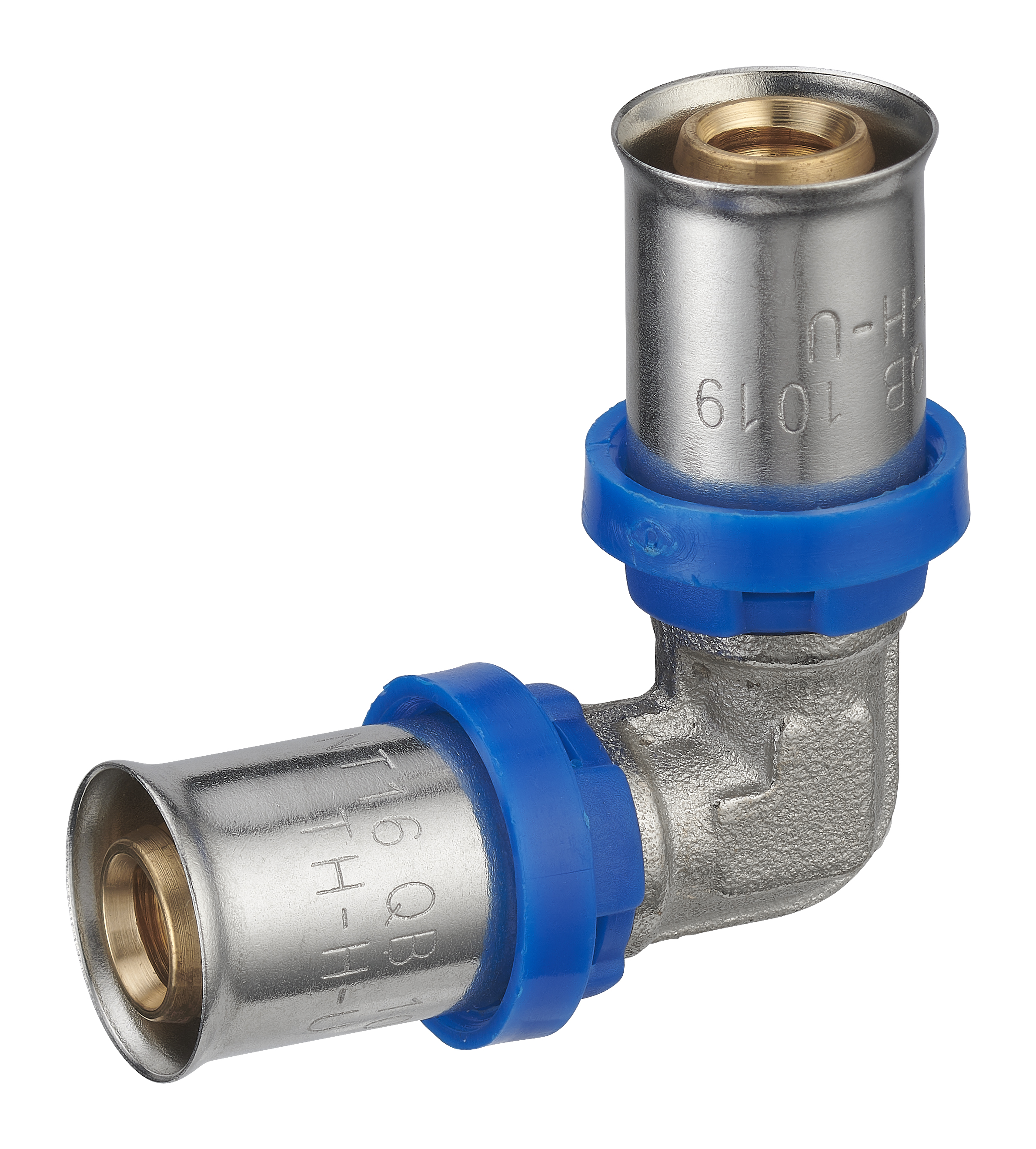 Raccord Multicouche à Sertir Multi profils Coude Egal Ø26 NOYON & THIEBAULT