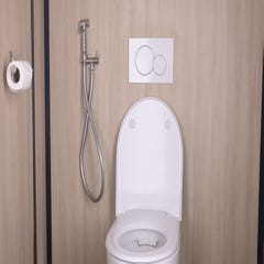 Kit Hygiène WC Confort avec Robinet + Support + Flexible + Douchette -  Arrivée Encastrée ❘ Bricoman