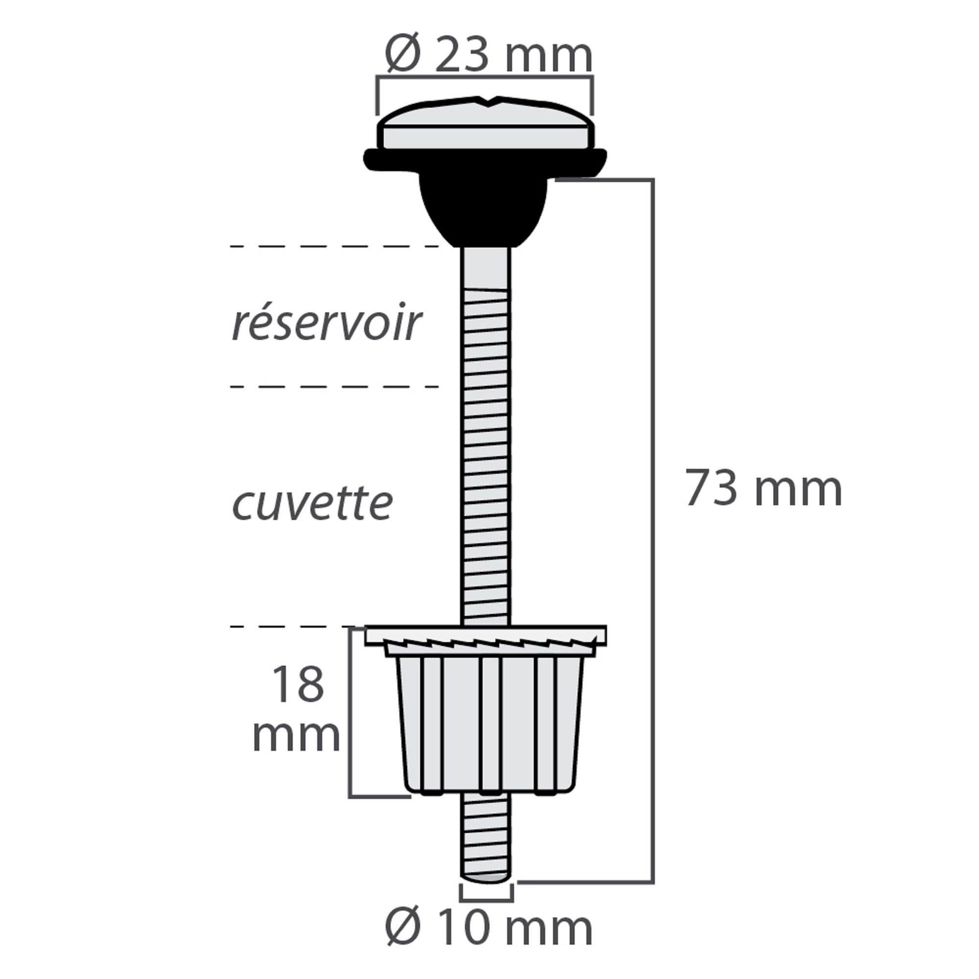 Fixations de Réservoir WC sur Cuvette Auto Etanches 2