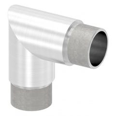 Coude angulaire 90° inox pour tube - 1 pc - 42,4 mm - A4