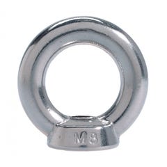 Ecrous à anneau inox - 1 pc - 10 mm - A2