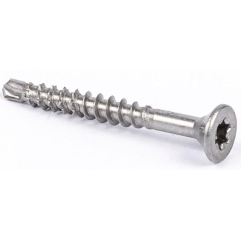 Vis bois terrasse inox A2 auto perforante 5 mm 70 mm