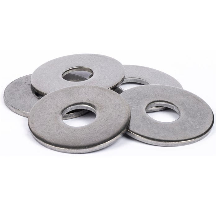 Sachet de rondelles plates Extra Large (LL) inox A4 - 25 pcs - 5 mm 0