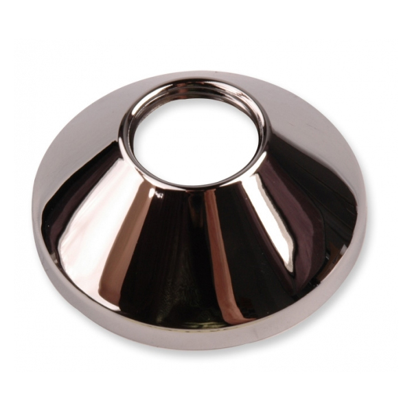 Acier Chromé Couvercle Tuyau Collier Cône 3/4" Soupape Robinet 20mm Taille