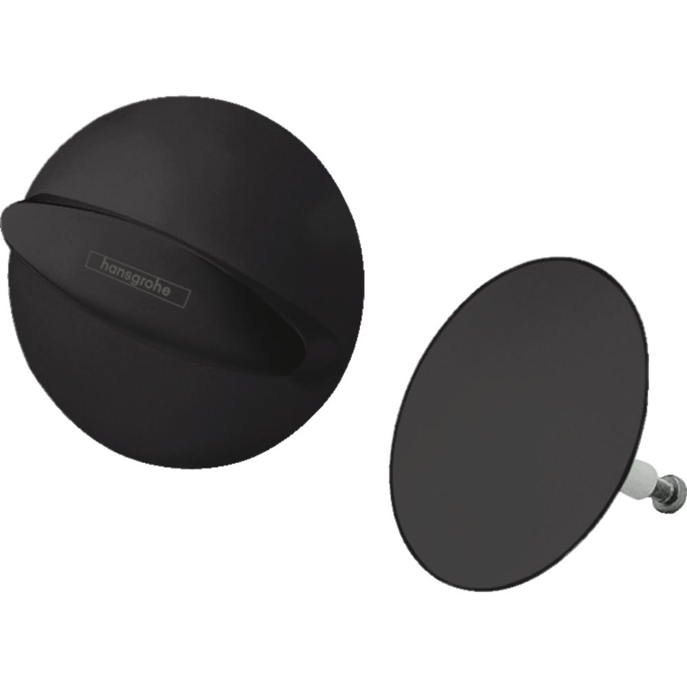 HANSGROHE Set de finition baignoire Flexaplus, Noir mat