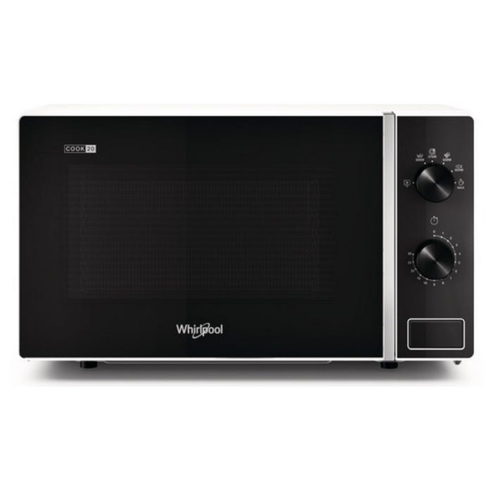 Micro-ondes pose libre 20L WHIRLPOOL 700W 32cm, MWP 101 W 5