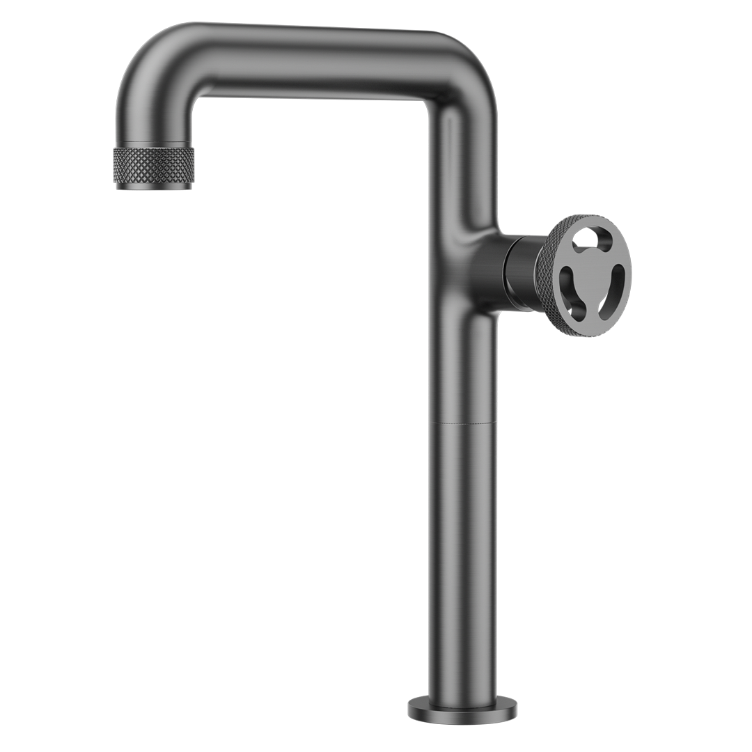 Factory mitigeur lavabo haut Gun Métal