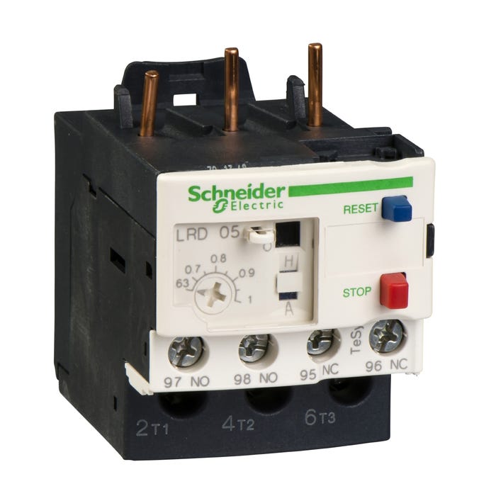 relais de protection thermique - pour contacteur tesys xxxxx - 0.40 à 0.63a - schneider electric lrd04 0