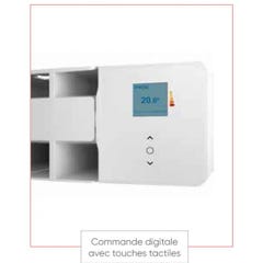 Radiateur chaleur douce Accessio digital 2 horizontal 300W blanc - 524903 1