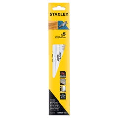 Stanley Assortiment de 5 lames scie sabre 152-240mm STA28205-XJ 0