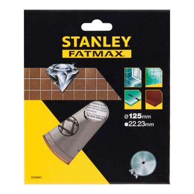 Stanley Disque diamant à bord continu pour carrelage 125x22.2 STA38007-XJ