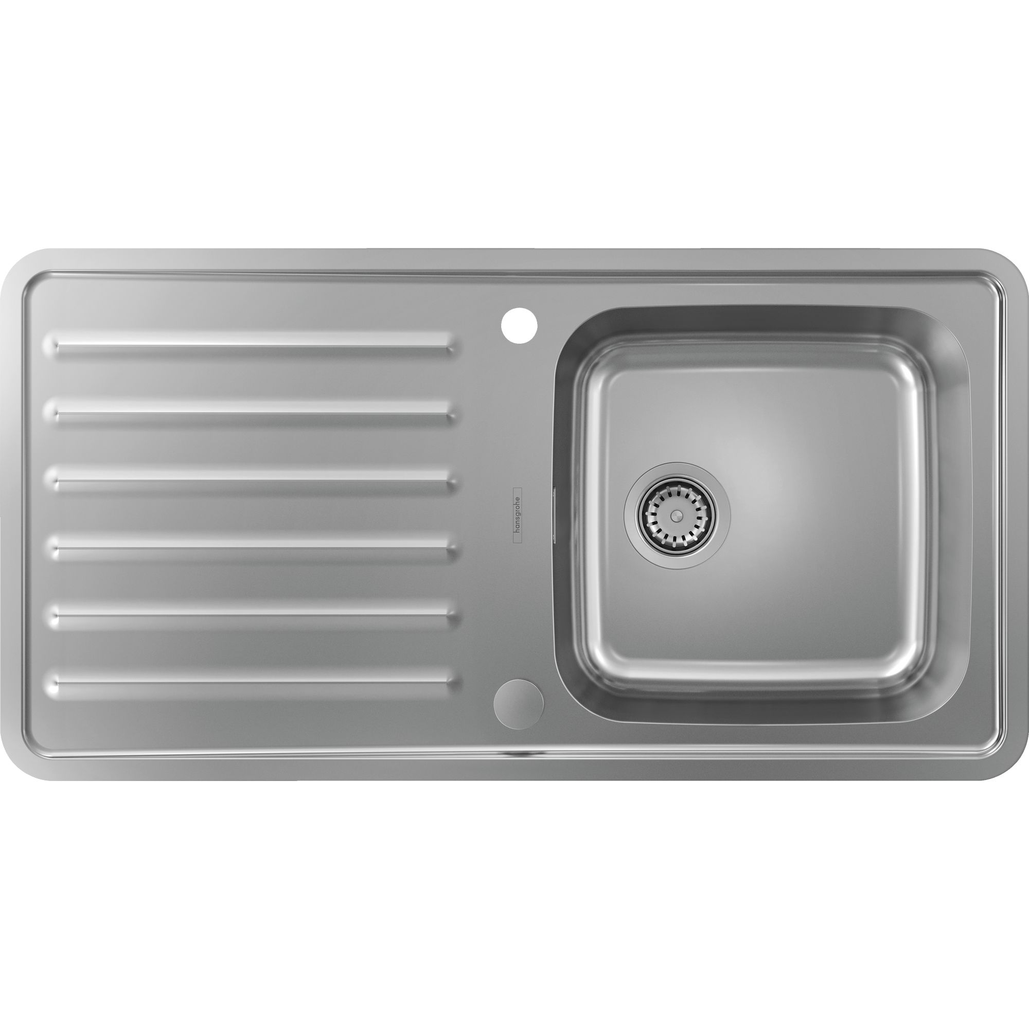 HANSGROHE Evier encastré 400/400 avec égouttoir acier inoxydable S41